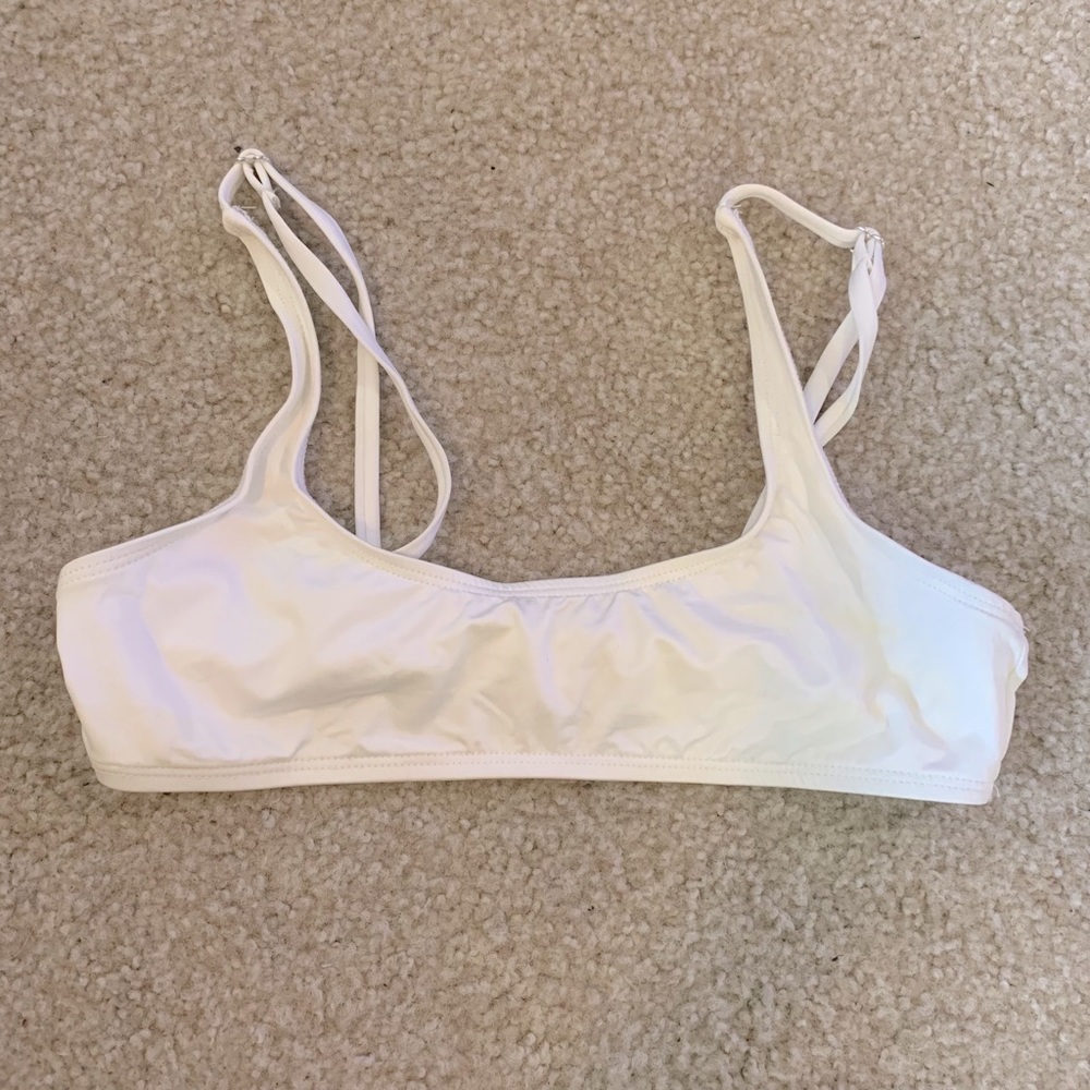 RIS-K WHITE BIKINI TOP